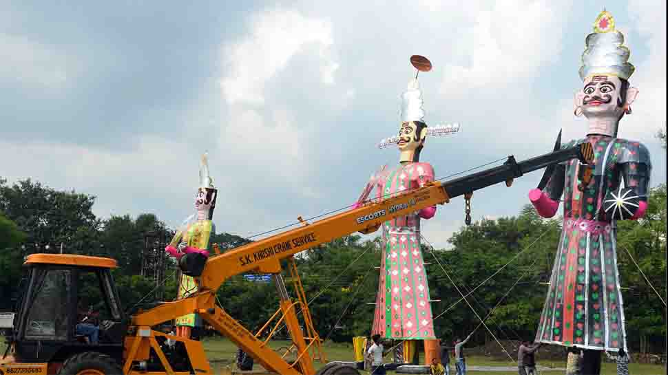 Rain threat on Vijayadashami worries Ravana makers