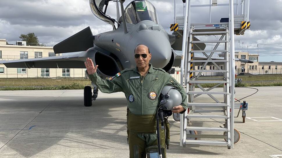 Rafale fighter jet a deterrent, not a sign of aggression against anyone: Rajnath Singh