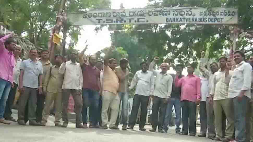 Telangana opposition backs RTC employees, mull shutdown 