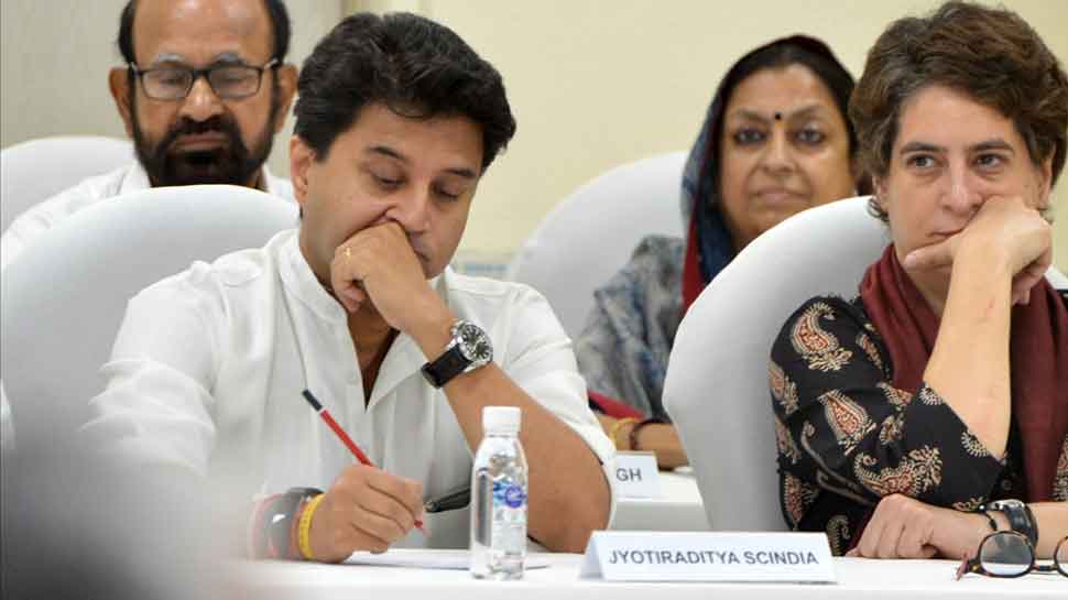 Jyotiraditya Scindia finds place in poster with PM Modi, Amit Shah in Madhya Pradesh