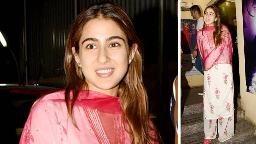 Sara Ali Khan catches a movie with friend, turns heads in desi avatar—Pics