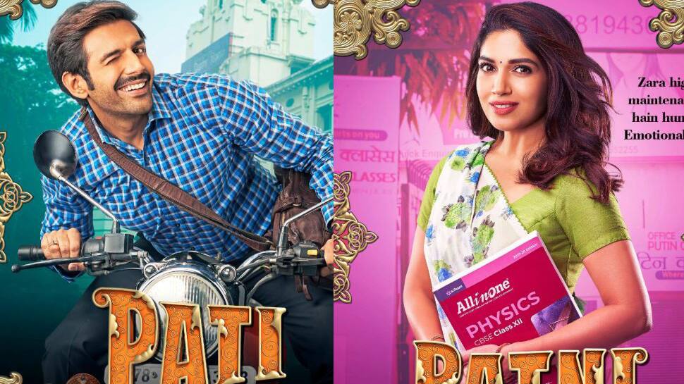 First look of Kartik Aaryan, Bhumi Pednekar from Pati Patni Aur Woh out- See inside