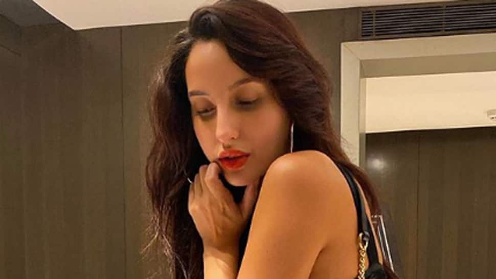 Nora Fatehi poses in a black dress, takes the internet by storm—Pics