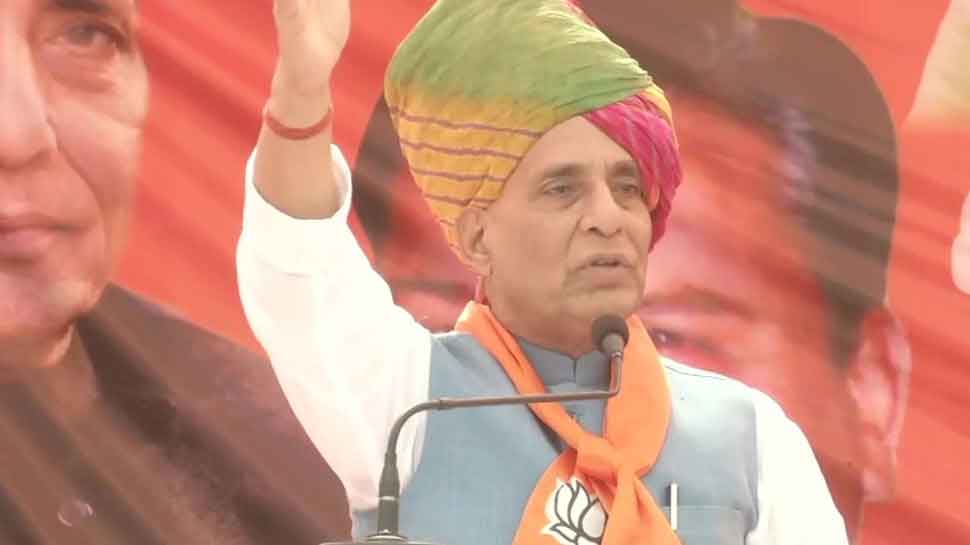 If not Om, then what: Defence Minister Rajnath Singh blasts Congress on Rafale &#039;shastra puja&#039;  