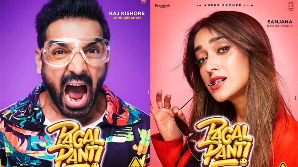 John Abraham, Ileana D&#039;Cruz, Anil Kapoor, Arshad Warsi: Meet &#039;Pagalpanti&#039; gang in character posters