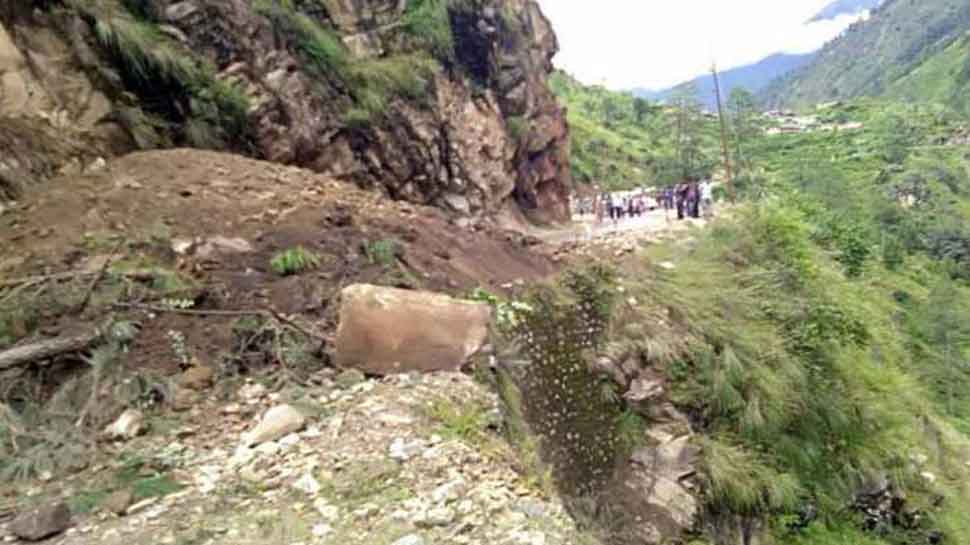 Landslide in Uttarakhand&#039;s Rudraprayag; three injured, two missing