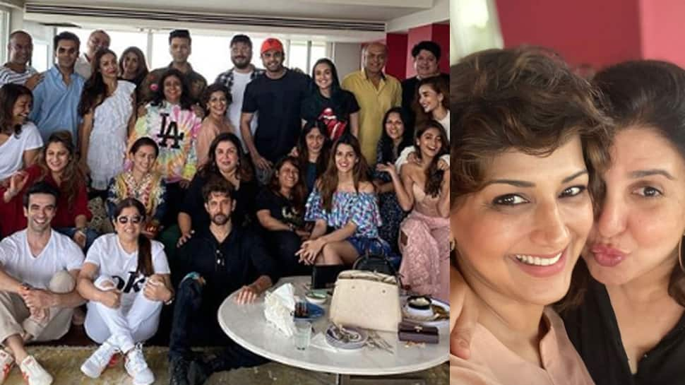 This pic from Farah Khan&#039;s Sunday lunch calls for a freeze frame!