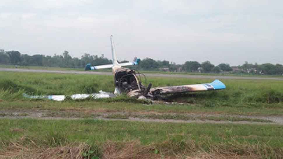 Trainee aircraft crashes in Amethi, pilot escapes unhurt