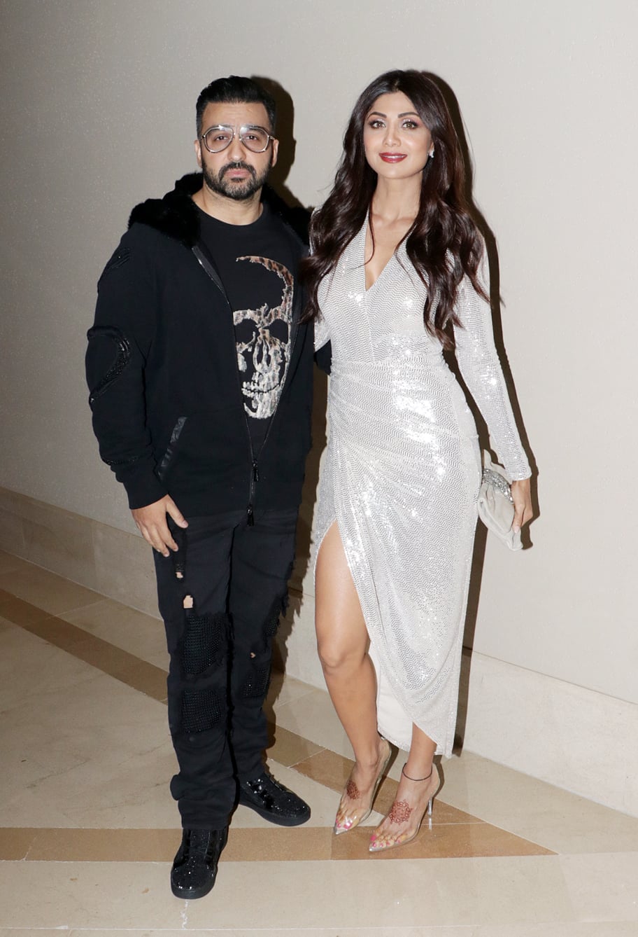 Shilpa Shetty with husband Raj Kundra