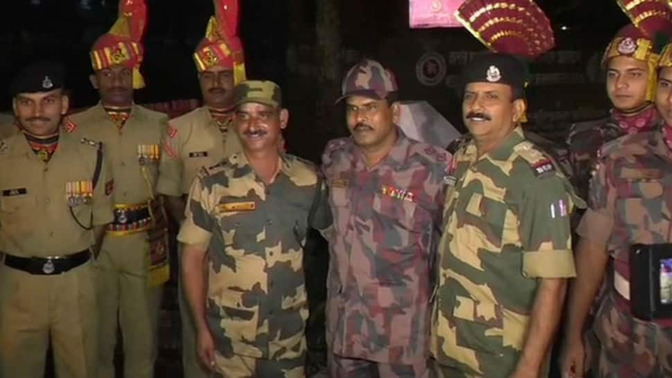 India, Bangladesh troops exchange Diwali sweets at Akhaura