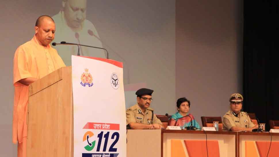 CM Yogi Adityanath launches single emergency helpline number 112 in Uttar Pradesh