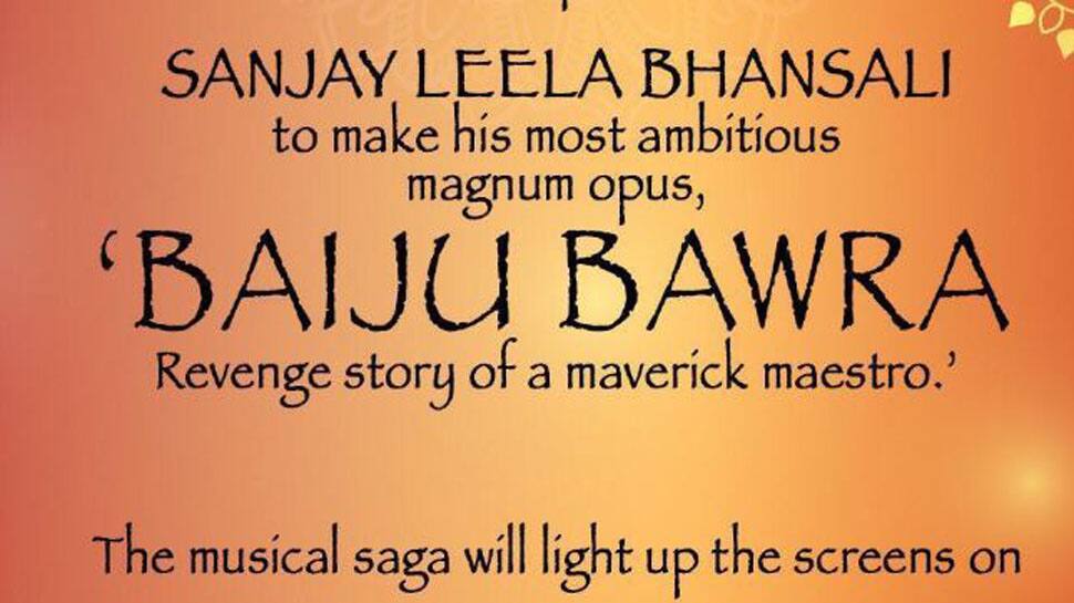 After Alia Bhatt starrer Gangubai Kathiawadi, Sanjay Leela Bhansali to helm Baiju Bawra 