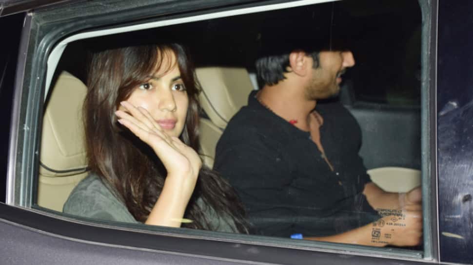 Sushant Singh Rajput and ladylove Rhea Chakraborty leave airport in the same car—Photos