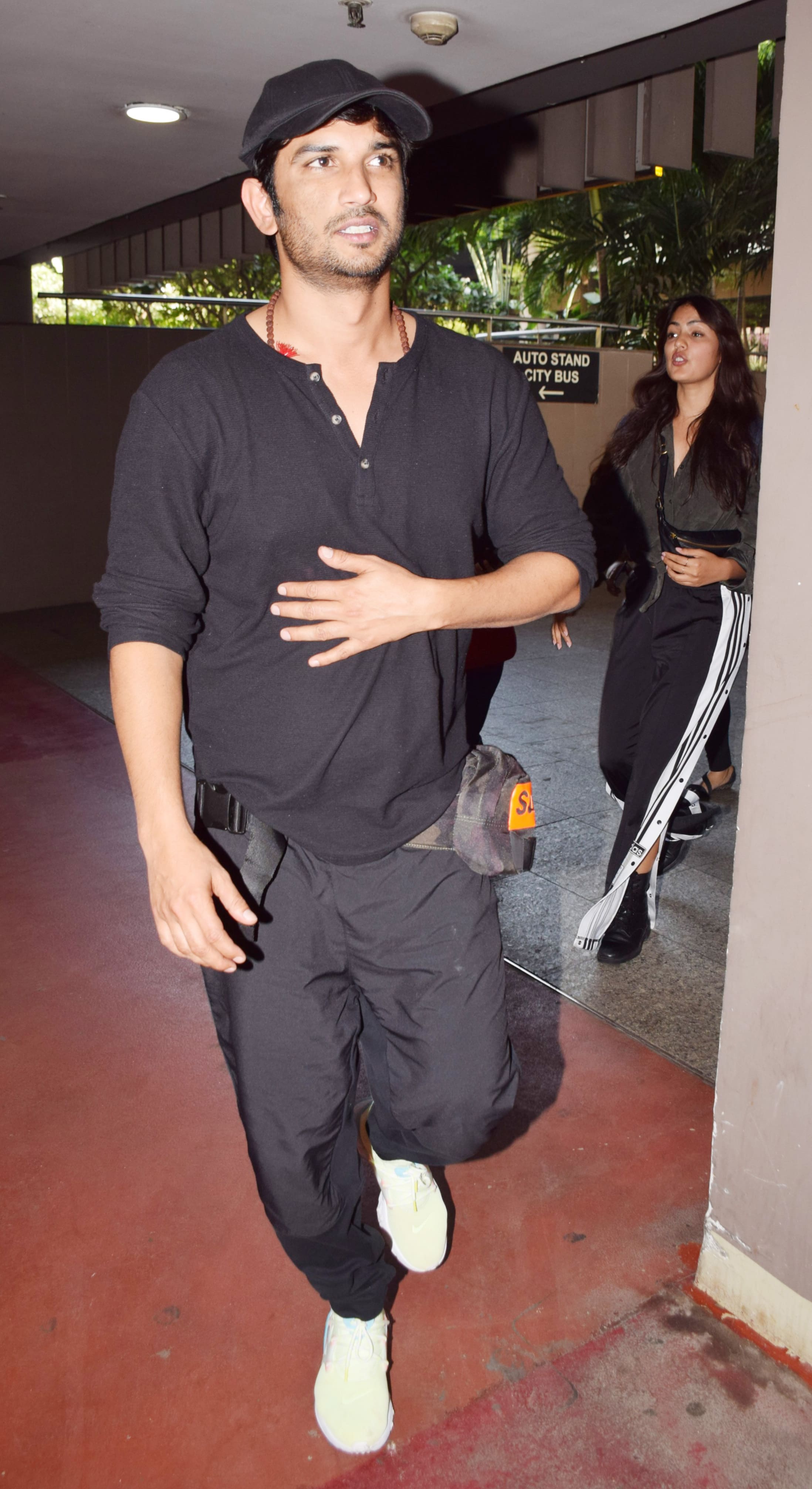 Sushant Singh Rajput at the airport