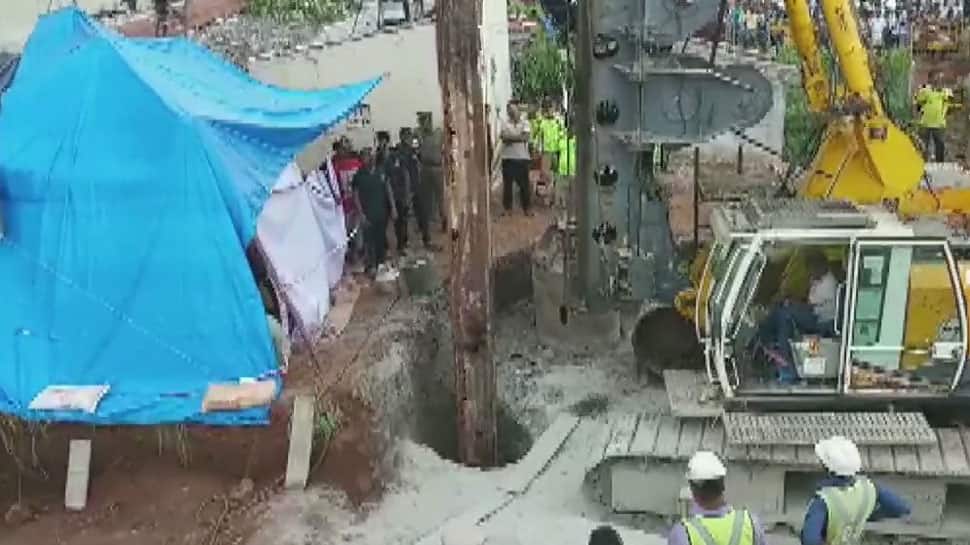 Rescue efforts underway to save 2-year-old Sujith trapped in a borewell for over 75 hours