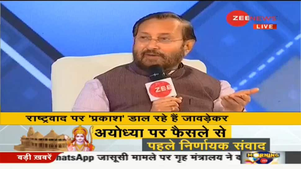 Devendra Fadnavis will be Maharashtra CM, government will be of BJP, Shiv Sena, says Prakash Javadekar at India Ka DNA Conclave