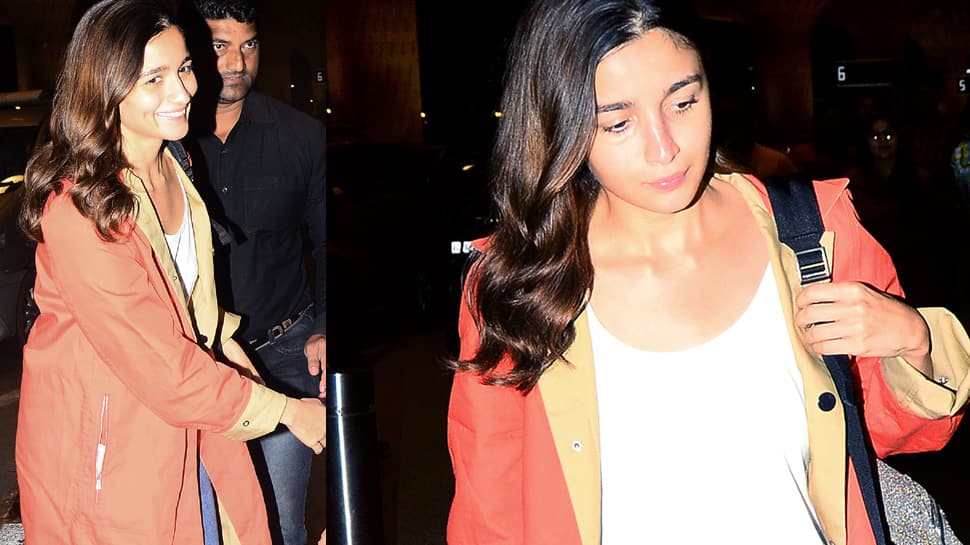 Take cues from Alia Bhatt for the perfect airport look this winter—Pics