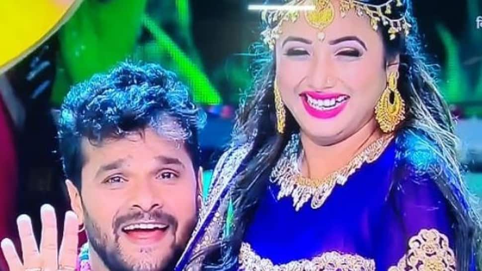 Rani Chatterjee shares a pic with Khesari Lal Yadav from the sets of Bigg Boss 13