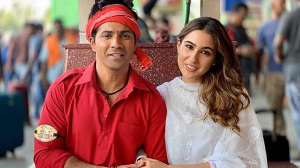 &#039;Cool&#039; Sara Ali Khan shares frame with &#039;Coolie&#039; Varun Dhawan- See inside 