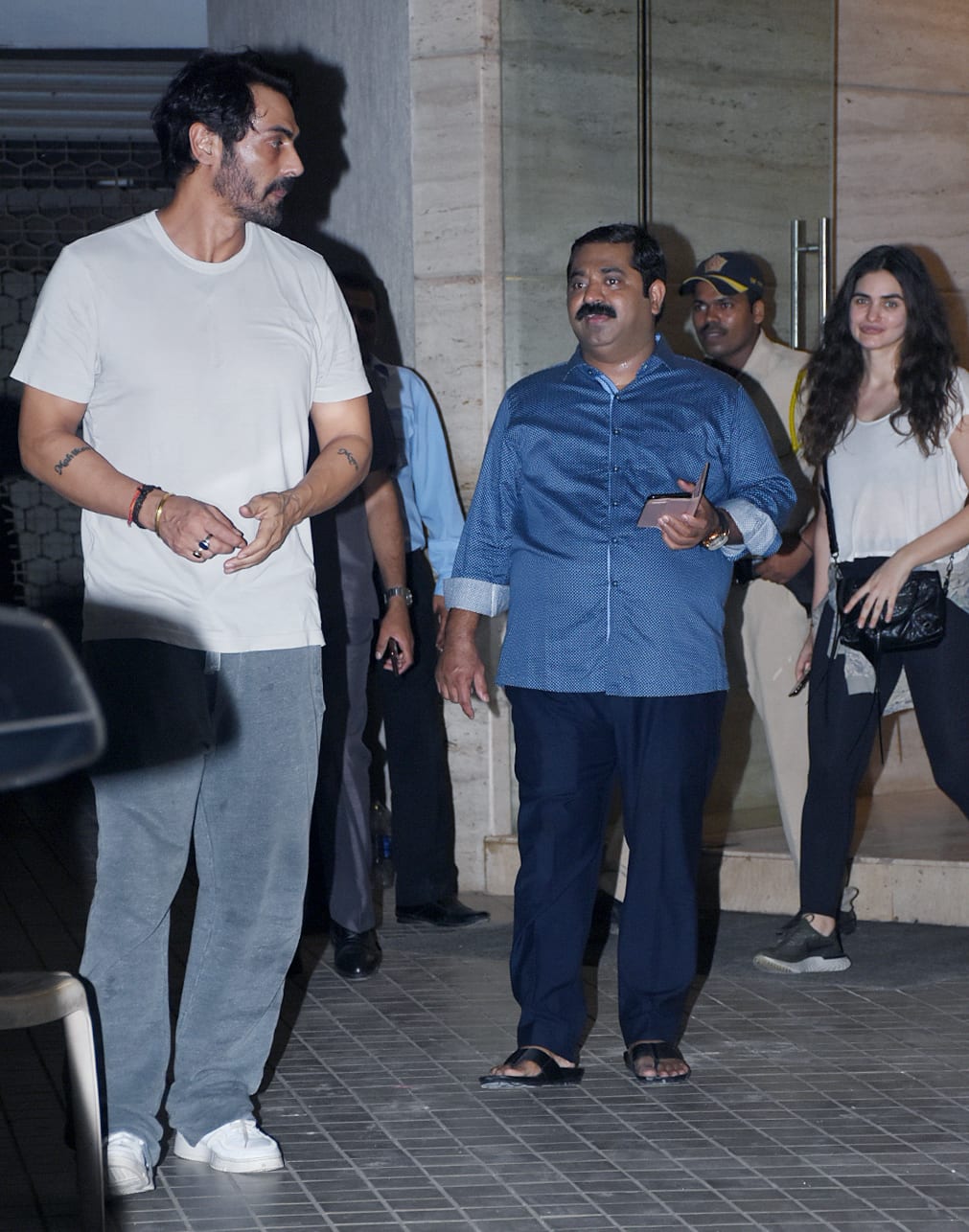 Arjun Rampal with girlfriend Gabriella Demetriades 