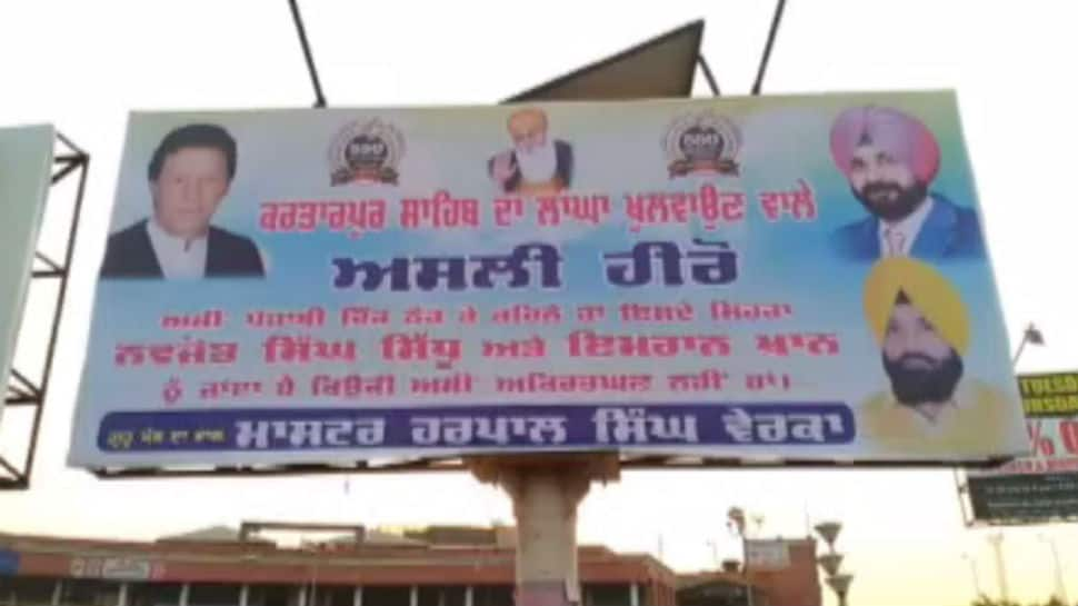 Ahead of Kartarpur Corridor inauguration, posters hailing Navjot Singh Sidhu and Pakistan PM Imran Khan surface in Amritsar