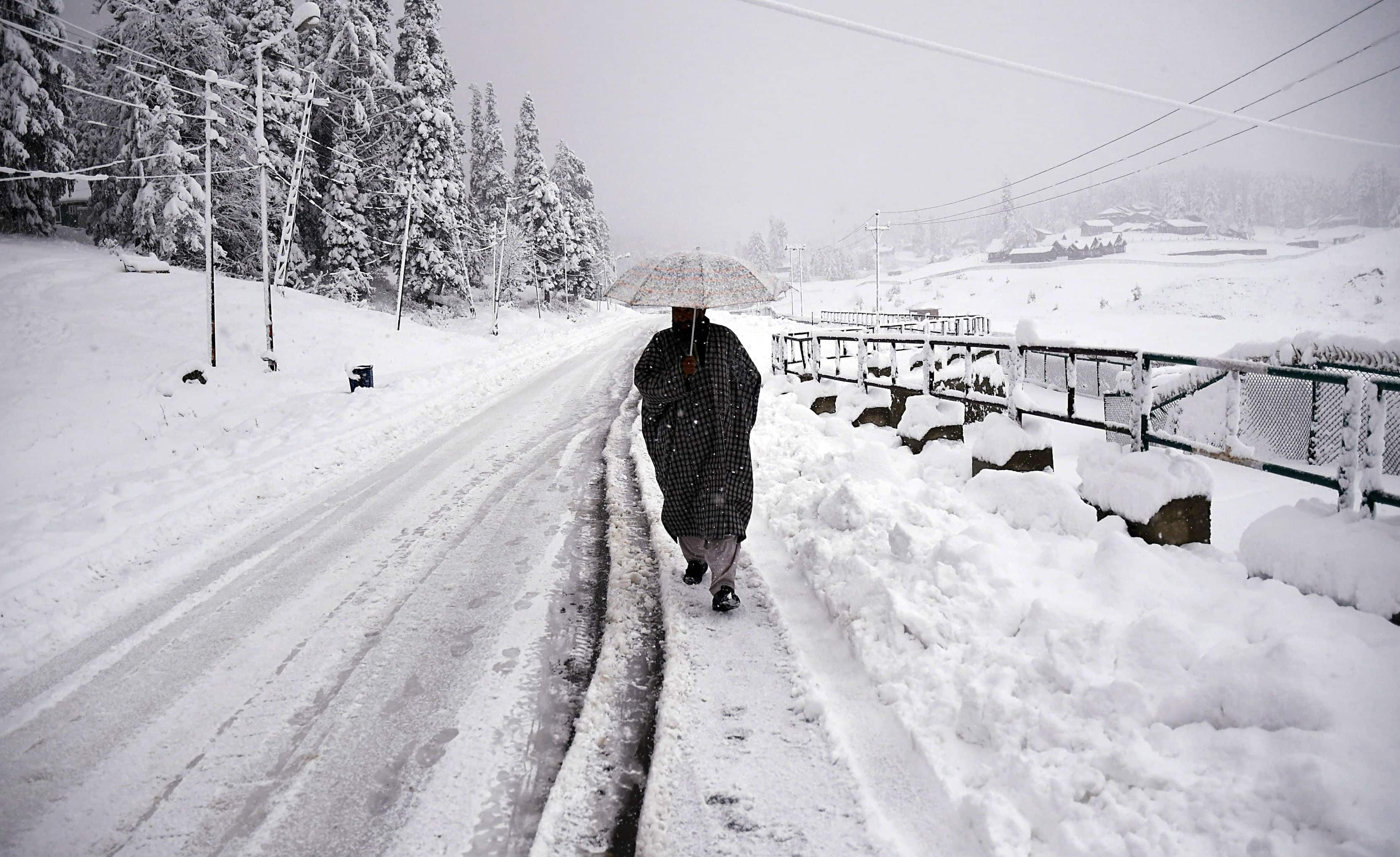 Photo Gallery Winter is coming! Kashmir valley receives season's first