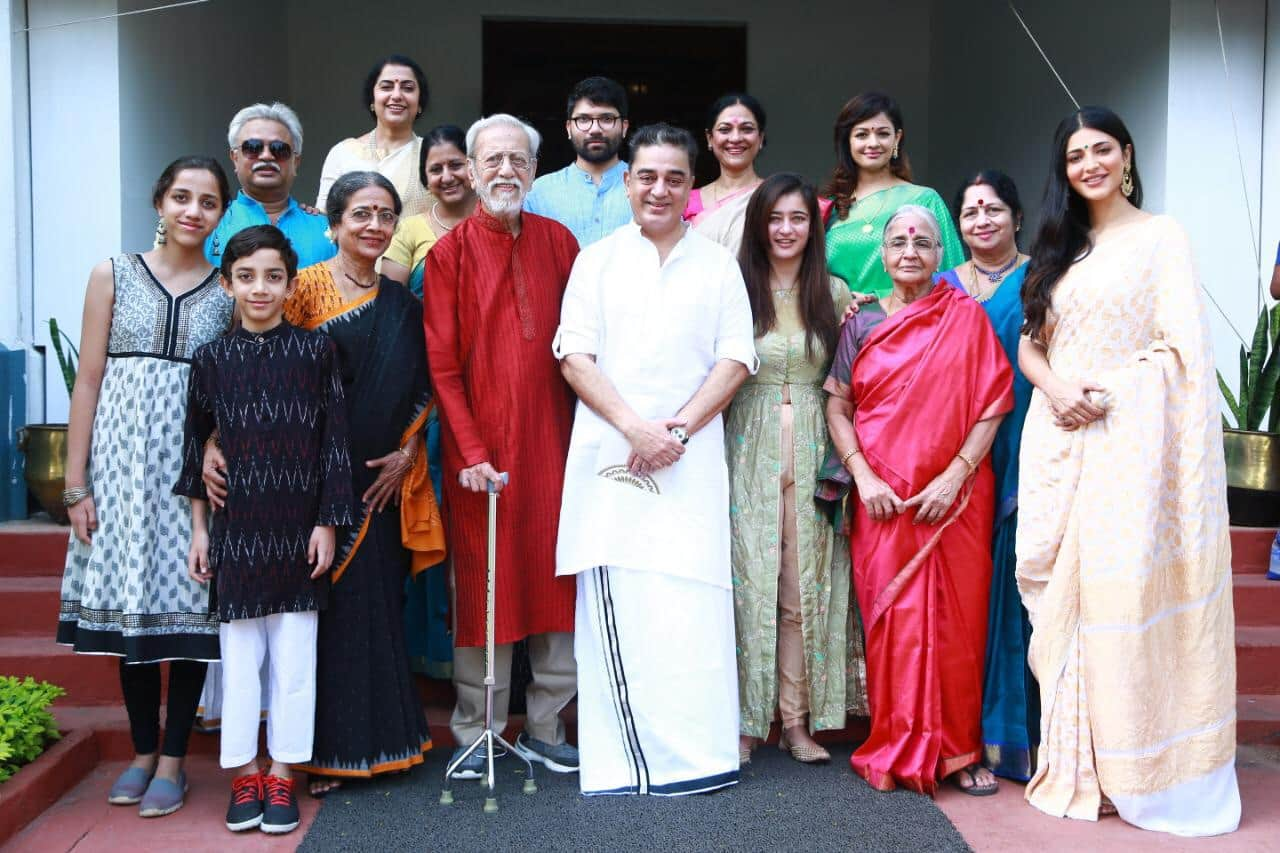 Kamal Haasan celebrates birthday with family