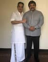 Kamal Haasan poses for clicks