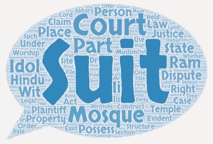 Ayodhya verdict: &#039;Suit&#039; most used word, Mosque, Hindu, Ram in top 10; Read complete judgement