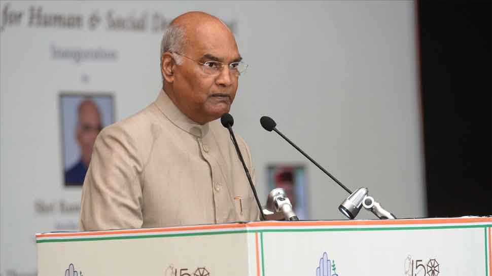 President Ram Nath Kovind expresses sadness over loss of lives due to cyclone Bulbul