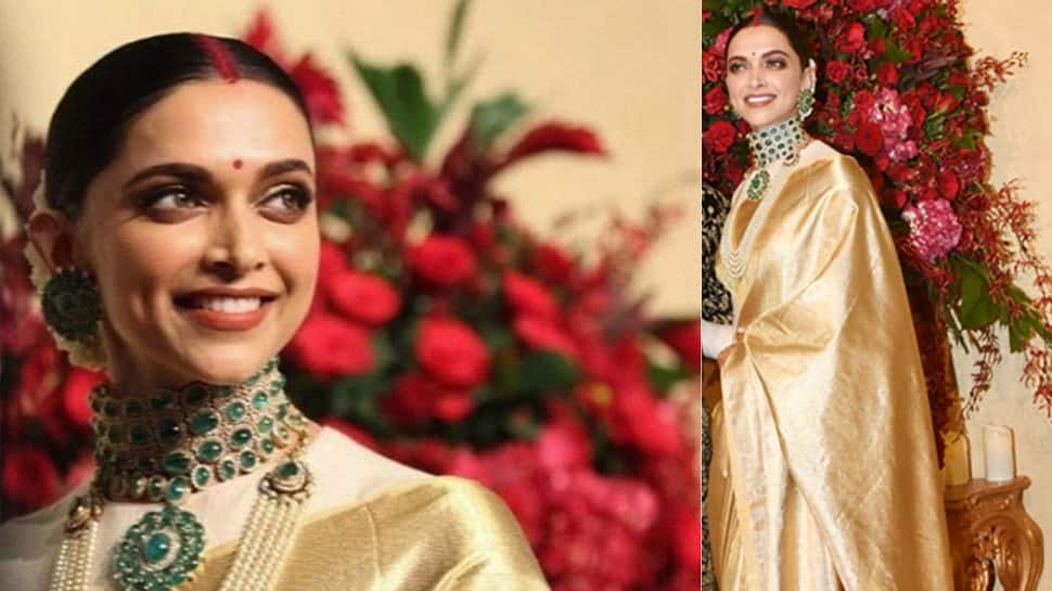 Deepika padukone wedding saree in chennai express discount
