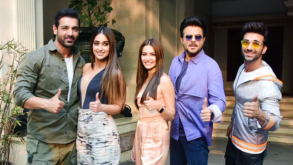 John Abraham, Anil Kapoor, Ileana D&#039;Cruz promote &#039;Pagalpanti&#039; in Mumbai—Pics