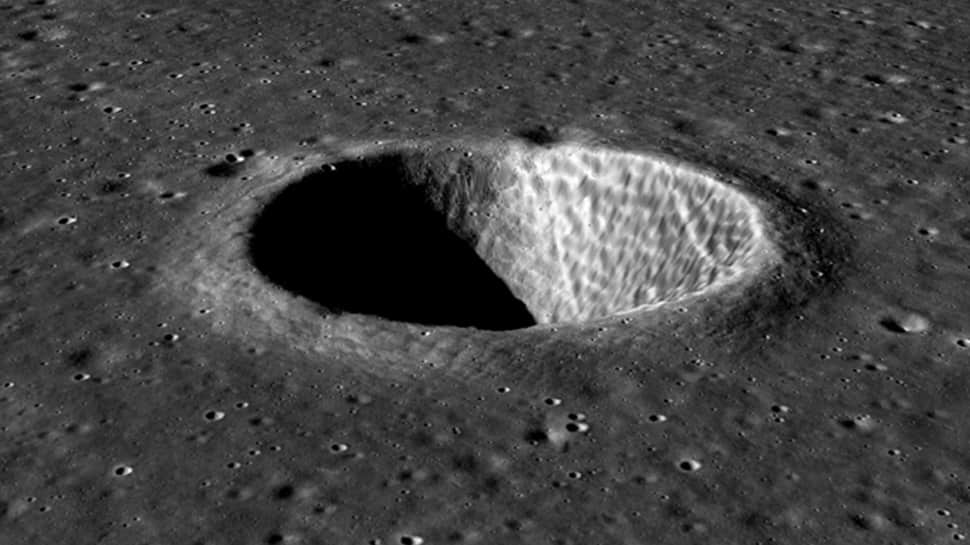 ISRO releases new 3D images of a crater on Moon`s surface captured by Chandrayaan-2