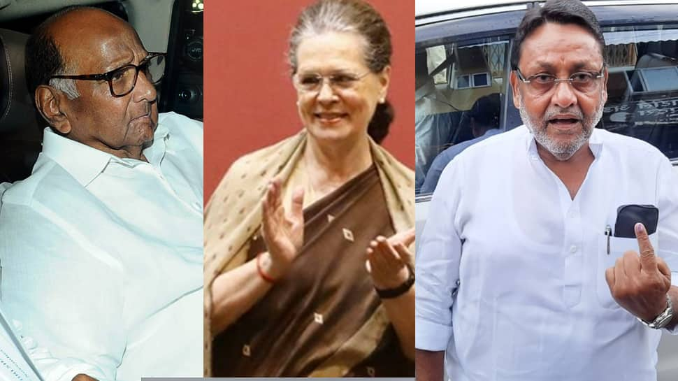 NCP-BJP spar over govt formation in Maharashtra; Pawar-Sonia to decide next course of action