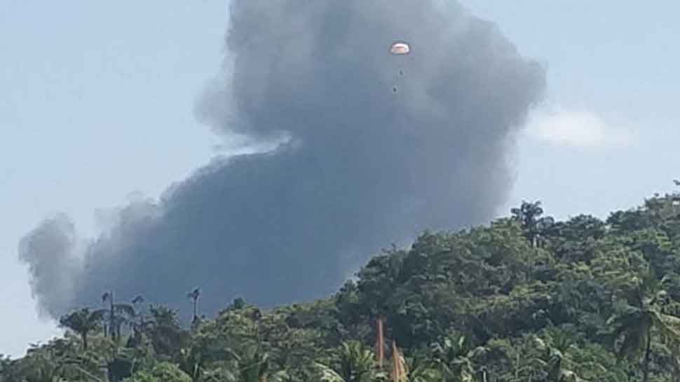 Navy&#039;s MiG-29K aircraft crashes due to engine fire in Goa, pilots eject safely