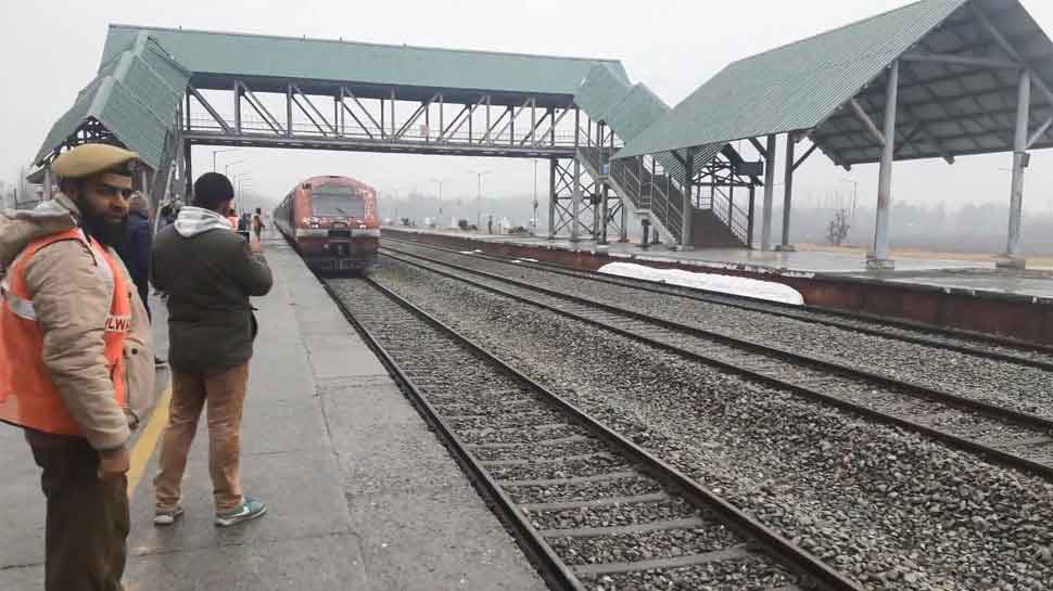 Rail services resume between Srinagar-Banihal in Kashmir valley