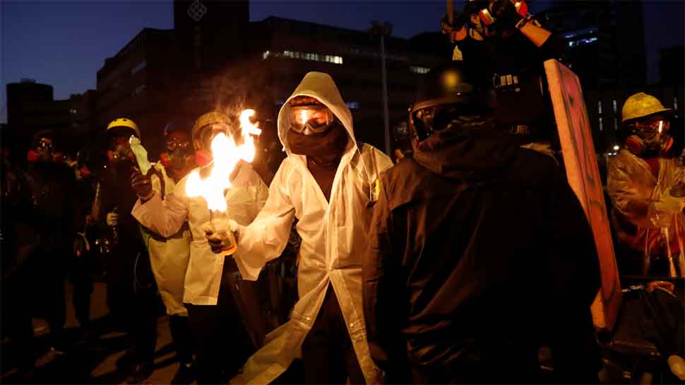 Security tight at Hong Kong Polytechnic University as hundreds of protesters trapped on campus