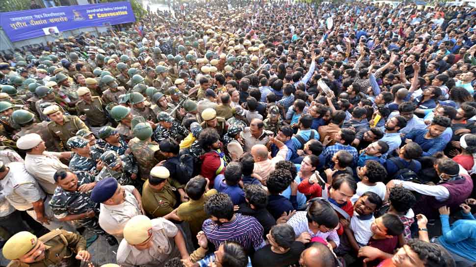 JNU students&#039; protest at behest of Left leaders: Special Branch report