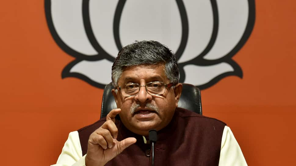 No plan to link Aadhaar with social media account, says Union Minister Ravi Shankar Prasad