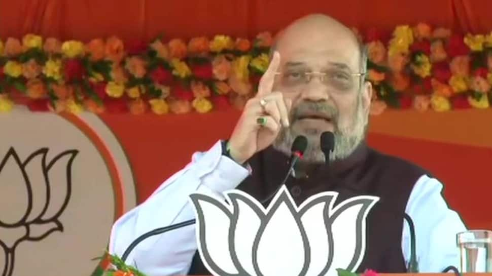 Amit Shah accuses Congress of delaying Ram Mandir construction in Ayodhya; blames party for scams in Jharkhand