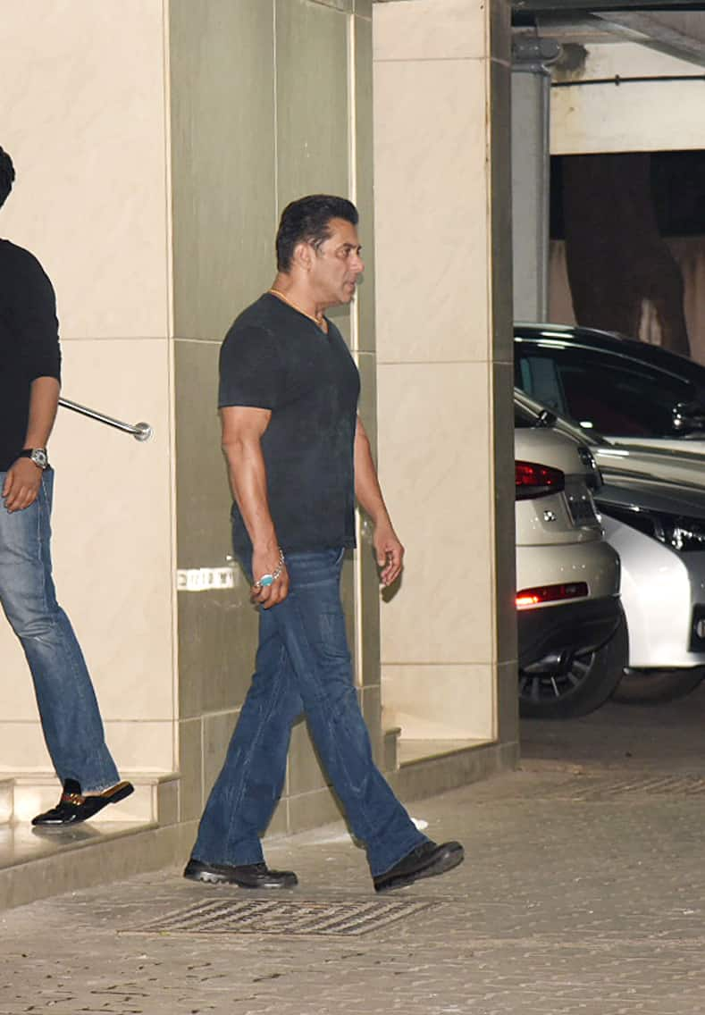 Salman Khan at Helen's birthday