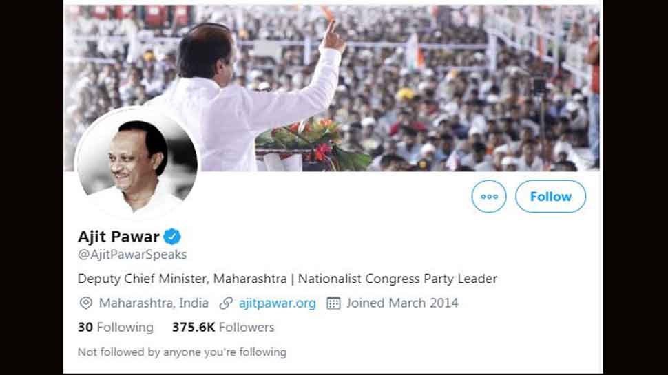 Ajit Pawar thanks PM Modi, changes his Twitter bio to Maharashtra Deputy CM, says he will always be in NCP