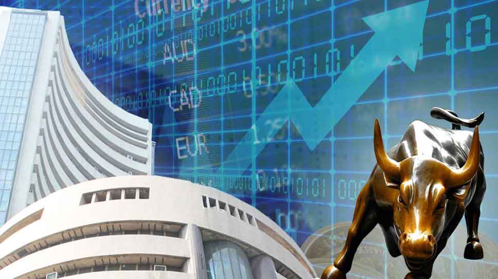Sensex touches record high of 41,045 points, Nifty jumps to 12,114; Bharti Infratel, Nestle top losers