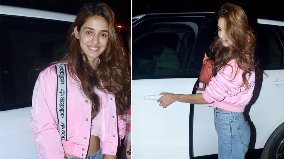 Disha Patani steps out in stylish crop top and loose denim jeans—Photos
