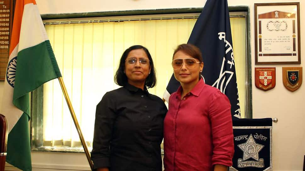 Reel-life cop Rani Mukerji meets real supercop Archana Tyagi ahead of &#039;Mardaani 2&#039; release – Pics