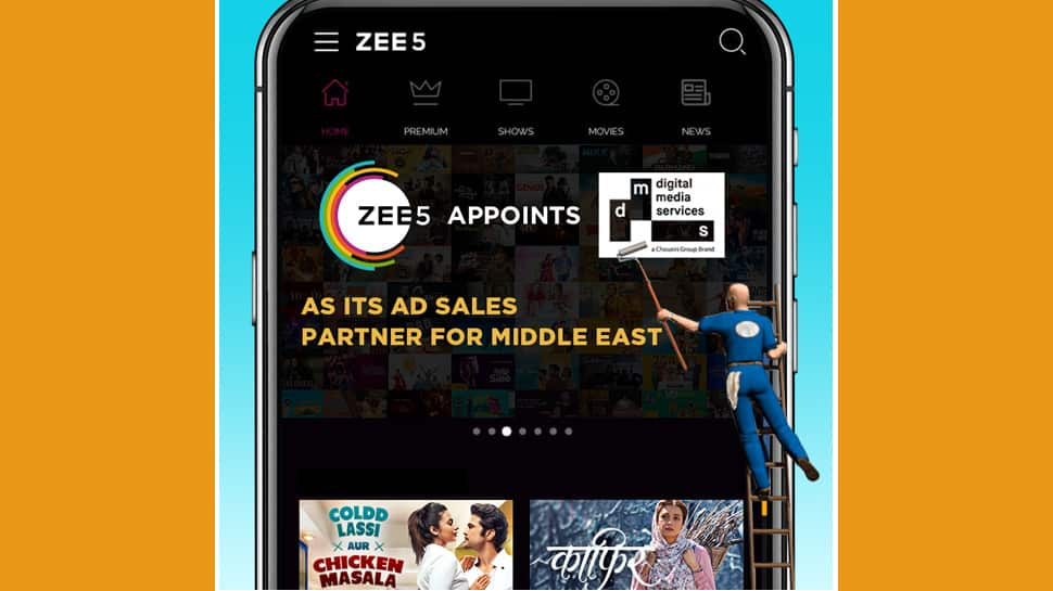 ZEE5 Global appoints DMS as its ad sales partner for the Middle East market