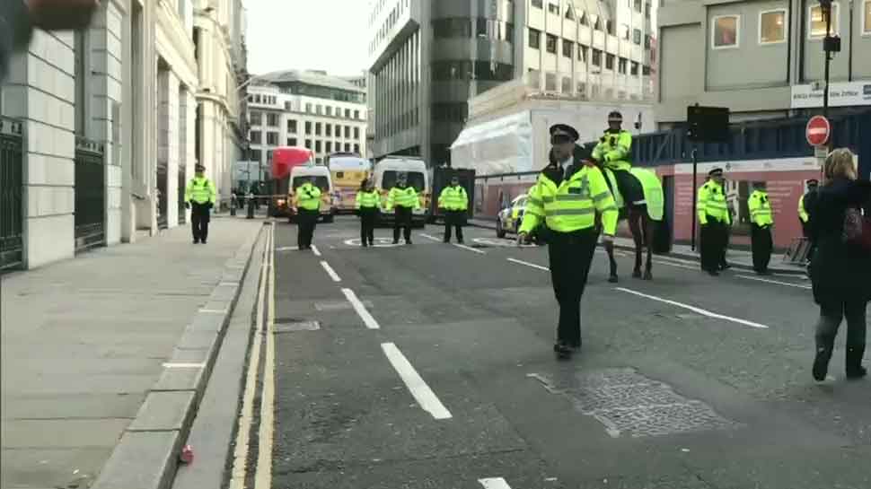 London Bridge cordoned off after stabbing incident, several injured; man detained by police