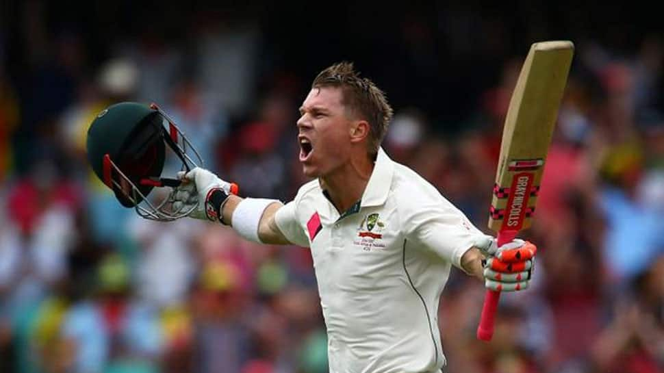 Day-Night Test: David Warner surpasses Don Bradman`s record, hits maiden triple ton