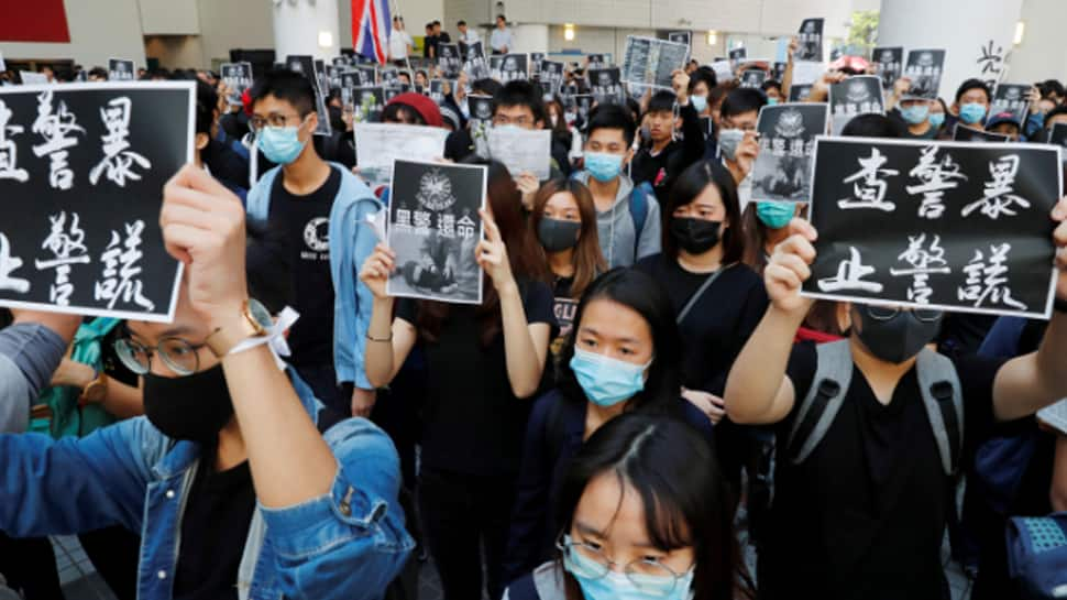 Thousands take to the streets in Hong Kong in fresh round of protests