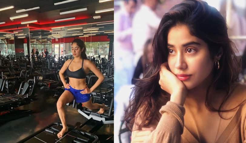 Janhvi Kapoor sweats it out at the gym, shares pic on Instagram